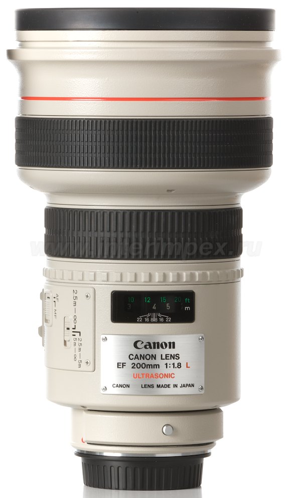 Сверхсветосильный телеобъектив Canon EF 200mm f/1.8 L USM